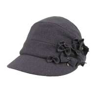 kenmont凯蒙特2013新款帽子秋冬天女士贝雷帽羊毛韩版淑女帽km-1460-09