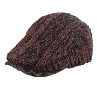 kenmont凯蒙特针织鸭舌帽 男士帽子 时尚毛线帽 秋冬季贝雷帽km-1455-01