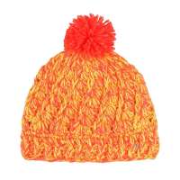 kenmont凯蒙特冬季女士帽子 彩色针织帽可爱大毛球毛线帽冬帽KM-1611-65
