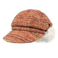 2013新品kenmont帽子冬天女士贝雷帽 优雅淑女帽 保暖冬帽KM-1468-07