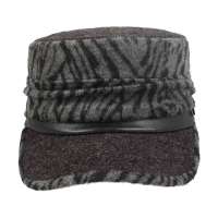 2013秋冬季新款kenmont凯蒙特韩版潮女士平顶帽子 毛呢小军帽KM-1467-09