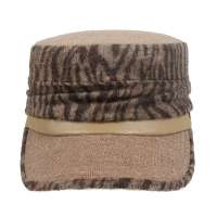 2013秋冬季新款kenmont凯蒙特韩版潮女士平顶帽子 毛呢小军帽KM-1467-45