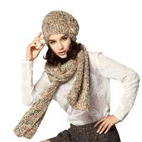 kenmont凯蒙特时尚针织围脖韩国秋冬女士围巾 韩版毛线围巾潮KM-1463-36