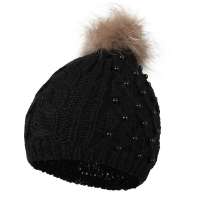 2013新品kenmont针织帽女士 冬天帽子套头帽 时尚保暖毛线帽KM-1519-01