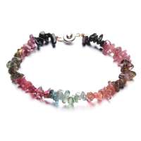 盈满堂 天然碧玺碎石彩虹手链-彩虹YMT130918119
