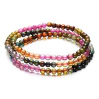 盈满堂 6A天然碧玺108颗小颗粒3层手链臻品YMT130918121