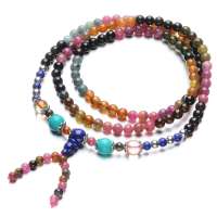 盈满堂 原创108颗天然碧玺4层手链5mmYMT130918126