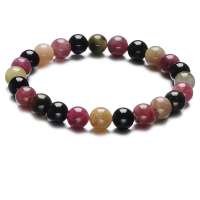 盈满堂 天然碧玺手链7MM-8MM-小家碧玉YMT00284