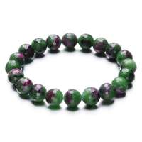 盈满堂 特价天然红绿宝石手链9mmYMT130918027