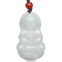 盈满堂 天然翡翠A货项链-送福观音YMT00029