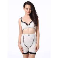 亚洲妈妈 塑身裤SDK121001白印黑点L-LL