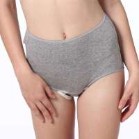 亚洲妈妈 生理裤SLDK12606灰色M-L