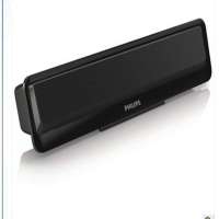 飞利浦SPA2100笔记本音箱电脑音响迷你便携USB2.0小低音炮多媒体