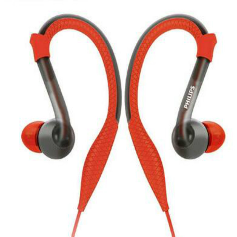 Philips/飞利浦 SHQ3200挂耳式耳机运动跑步音乐通用重低音入耳 橙灰