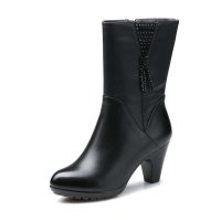 红蜻蜓魅力时尚舒适女中靴WNC34611