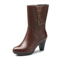 红蜻蜓魅力时尚舒适女中靴WNC34612