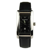 阿玛尼 ARMANI 欧风休闲系列真皮表带石英男士腕表AR0121