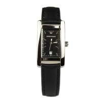 阿玛尼 ARMANI 欧风休闲系列真皮表带石英女士腕表AR0122