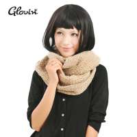 GLOVIN 知品风格 优雅针织围脖DAAW04201米色40*150cm