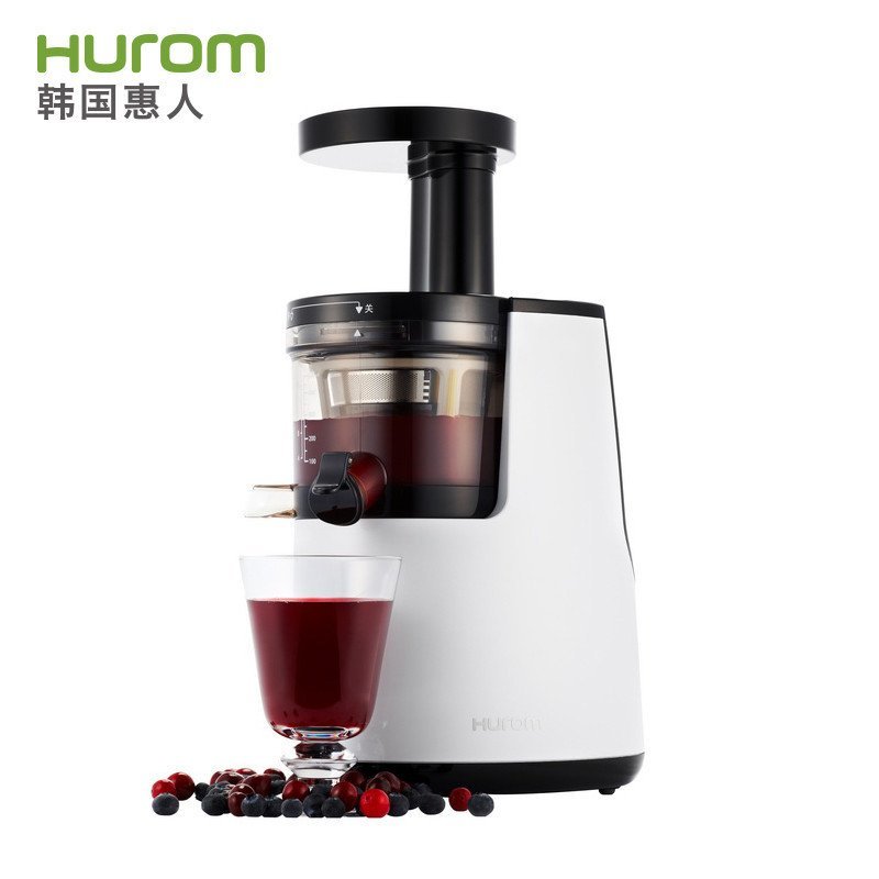 惠人（HUROM）HU-780WH 原汁机 低速慢榨榨汁机 家用多功能果汁机 石磨原理 汁渣分离 原装进口