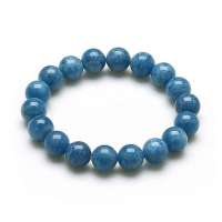 阿梵尼 天然海蓝宝手链(约10mm-11mm)