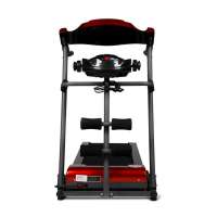 居康JFF003TM 升级款双层跑板 多功能跑步机 家用电动跑步机 带按摩器、仰卧起坐架、扭腰盘 家用跑步机 1.75HP马力 健身器材 可折叠