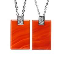 石头记正品 同心玉坠 红玛瑙情侣吊坠 347001212