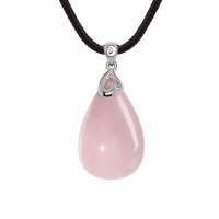 石头记正品 天然芙蓉石粉水晶吊坠 347403002