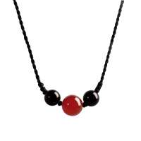 石头记正品 红黑玛瑙项链 114701012