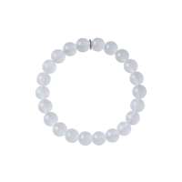 石头记正品 一往情深8mm 京白玉手链 204701004