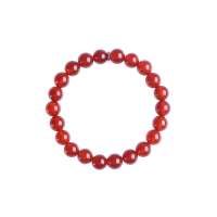 石头记正品 一往情深8mm 红玛瑙手链手串 204701212