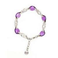 石头记正品 魅力放送 合成紫水晶手链 218201720