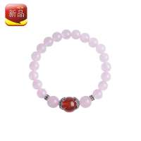 石头记正品 2013年新品 芙蓉石粉晶手链 220701002