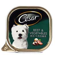 西莎 宠物 精致系列 牛肉蔬菜罐头100g 1X24