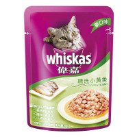 伟嘉 猫粮 宠物妙鲜包 精选小黄鱼猫粮 85g*12包