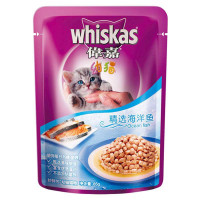 伟嘉 猫粮 宠物妙鲜包 幼猫深海鲜鱼 85g*12包