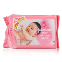 强生婴儿护肤湿巾倍柔护肤20片/包(进口)