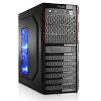 多彩机箱MV419黑红