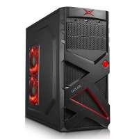 多彩机箱MV418黑红