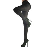 FULGAR肤歌黑丝提花连裤袜 613026