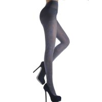 FULGAR肤歌80D麻灰纱大提花连裤袜 613028