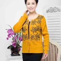 诗米利琪 女装 圆领长袖毛针织衫打底衫QT825