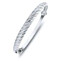 艾瑞卡 990足银手镯 流星雨 纯银手镯 约12克 送证书