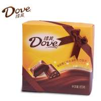 德芙巧克力 榛仁 丝滑牛奶巧克力 165g克礼盒装 生日礼物