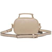 笑薇SmileWay女包包新款化妆小包糖果手提单肩斜挎女包包1591 奶昔米