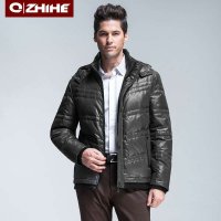 千纸鹤男装可卸帽保暖羽绒服 HK12F628