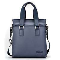 花花公子PLAYBOY时尚男包多功能手提包单肩斜挎包商务休闲包T919128-6蓝灰