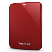 东芝移动硬盘恺乐V7 Connect分享系列 (USB3.0)2TB(活力红)