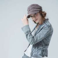 爱丽榭 Alyzee 秋季韩版时尚鸭舌帽女式潮可爱帽子纯色保暖透气 C3004 驼色