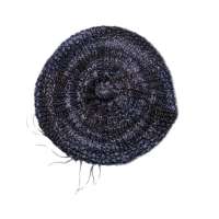 爱丽榭 Alyzee 秋冬款意大利进口女士纯正驼羊毛贝雷帽保暖毛线帽 C6010 紫色